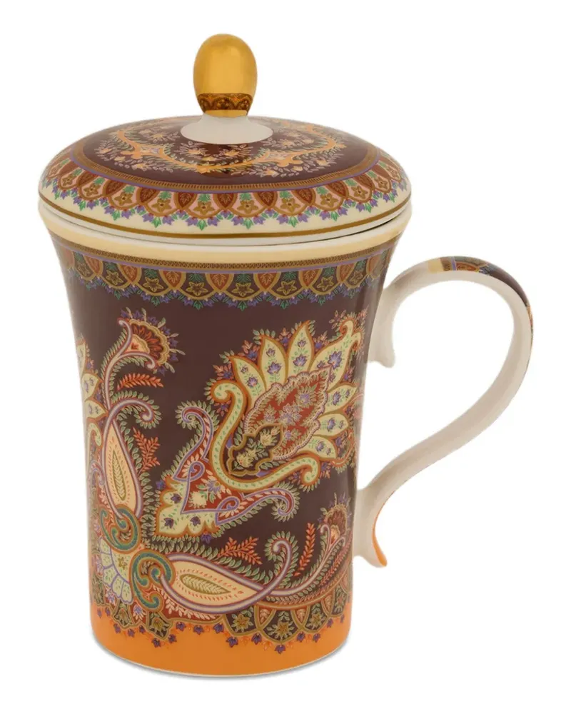 Etro Tasse aus Porzellan (17cm x 9cm) - Braun Braun