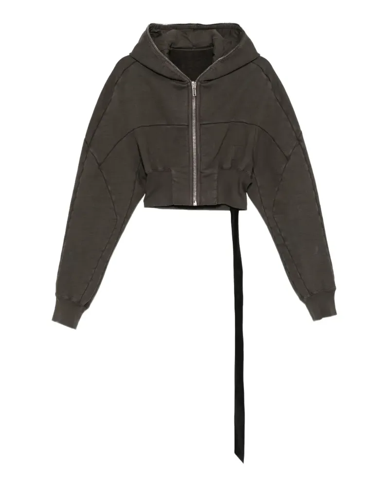 DRKSHDW by Rick Owens collage gimp hoodie - Braun Braun