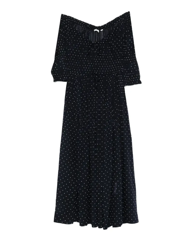 DÔEN Ischia polka-dot midi dress - Blau Blau