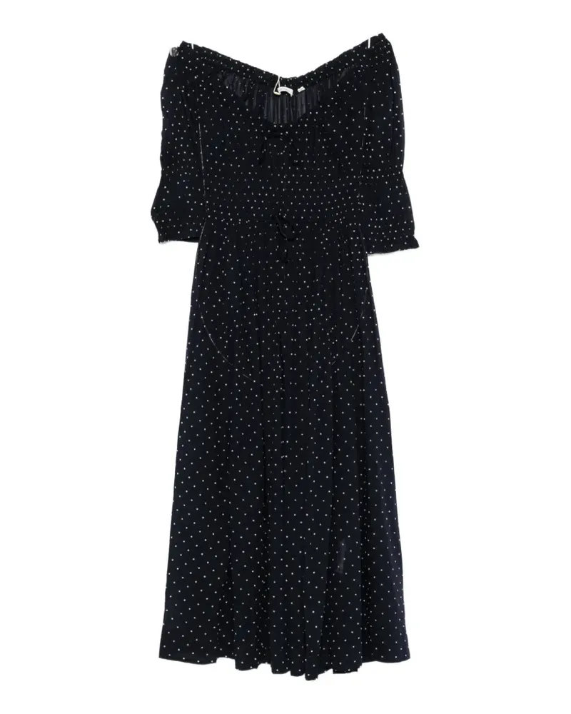 DÔEN Ischia polka-dot midi dress - Blau Blau