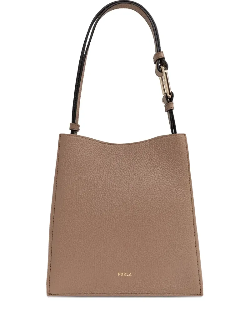 Furla mini Nuvola tote bag - Braun Braun