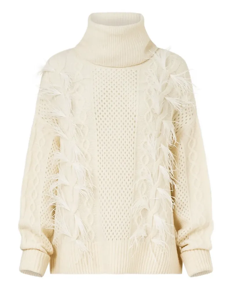 Camilla roll neck sweater - Weiß Weiß