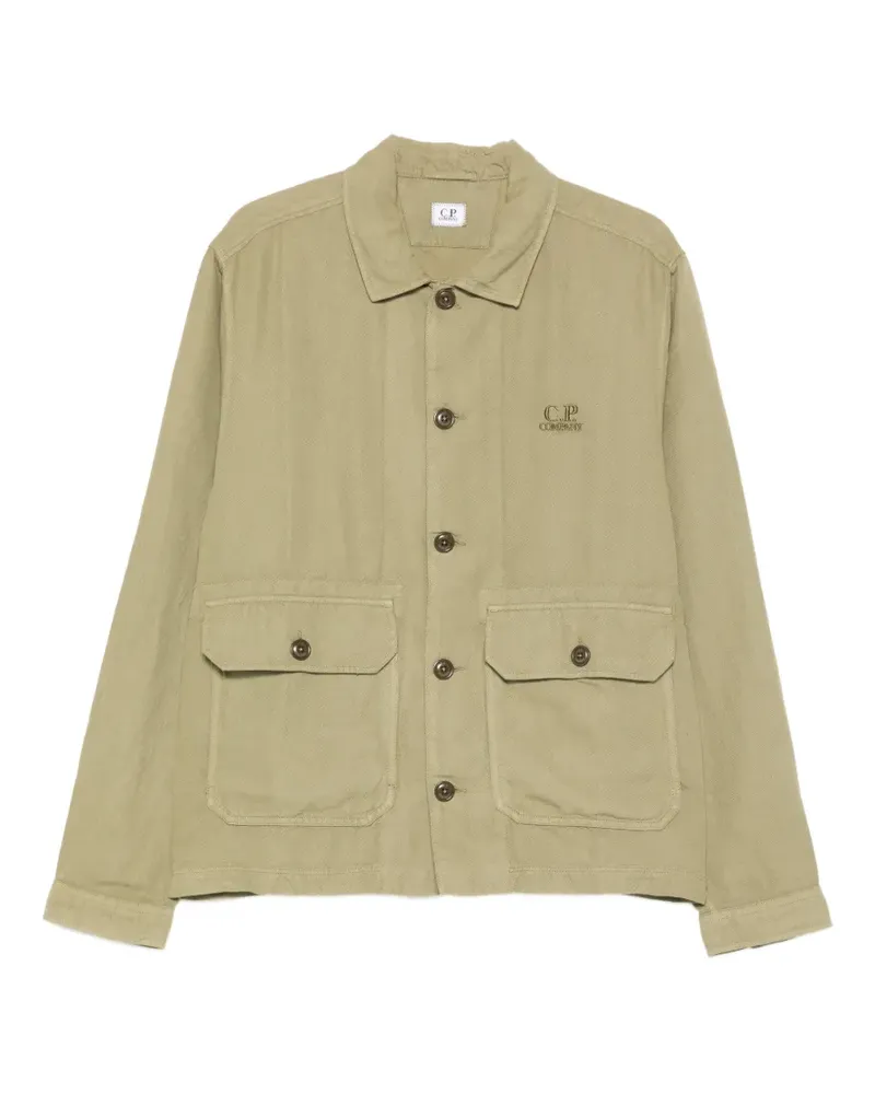 C.P. Company Hemd mit Tasche - Grün Grün