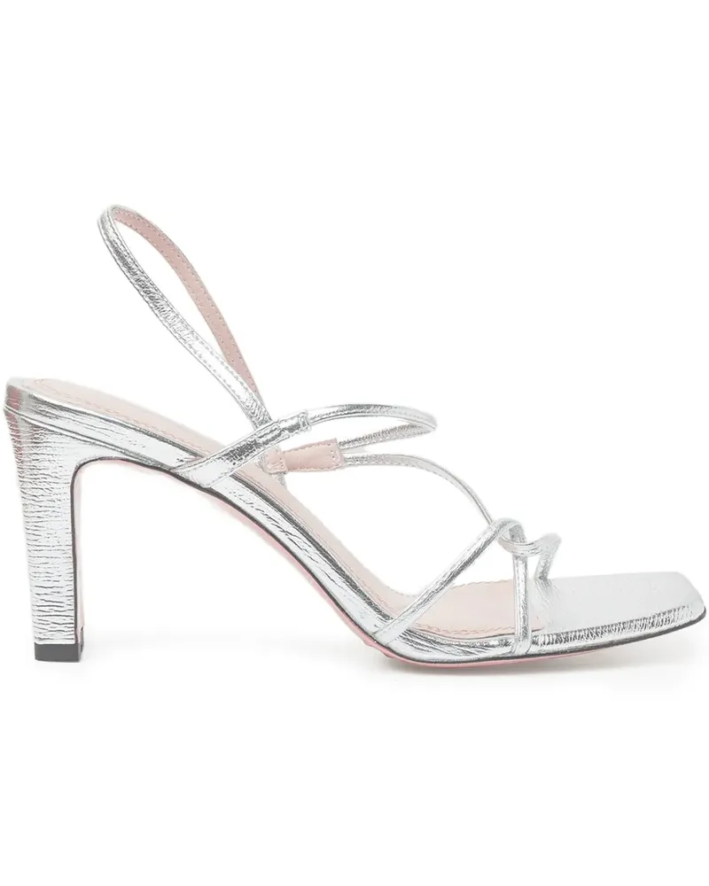 Sandro Sandalen mit Blockabsatz - Silber Silber