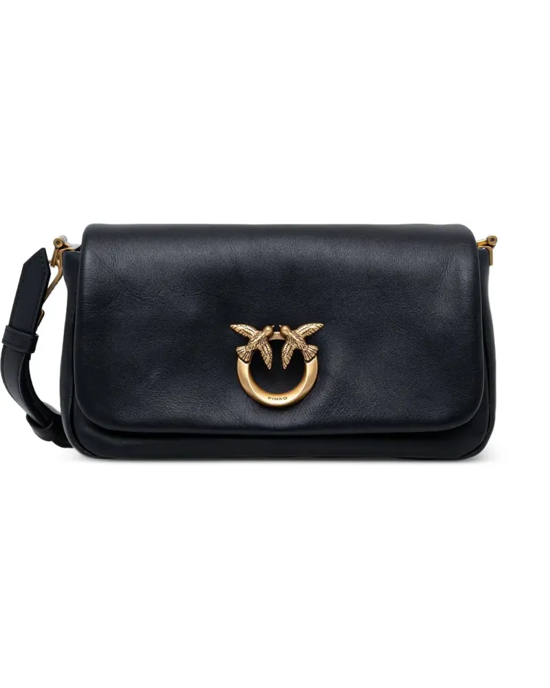Pinko Love Birds Schultertasche - Schwarz Schwarz