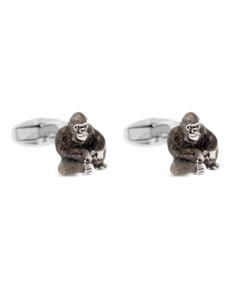 Paul Smith Monkey Manschettenknöpfe - Silber Silber
