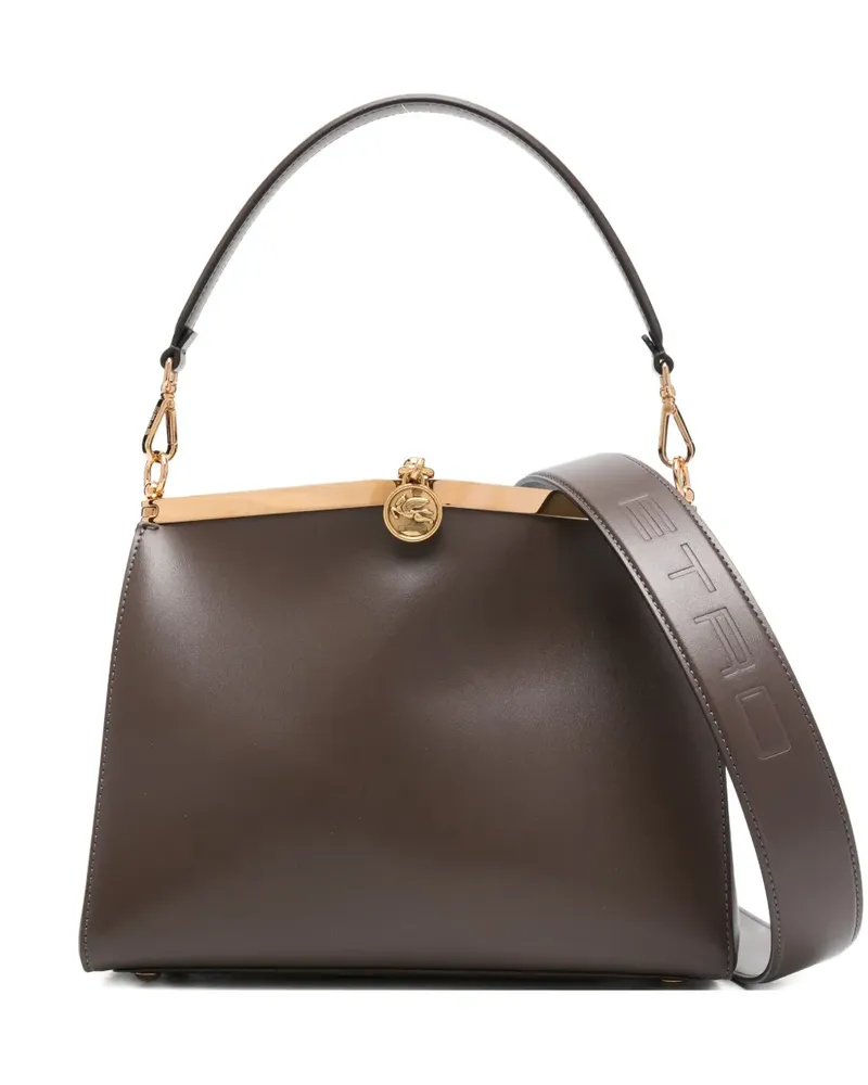 Etro Mittelgroße Vela Schultertasche - Braun Braun