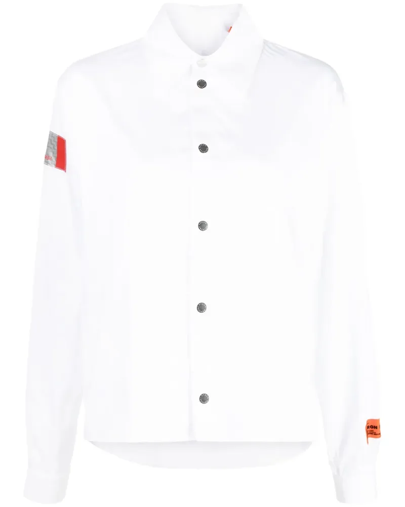 Heron Preston Hemd mit Logo-Patch - Weiß Weiß