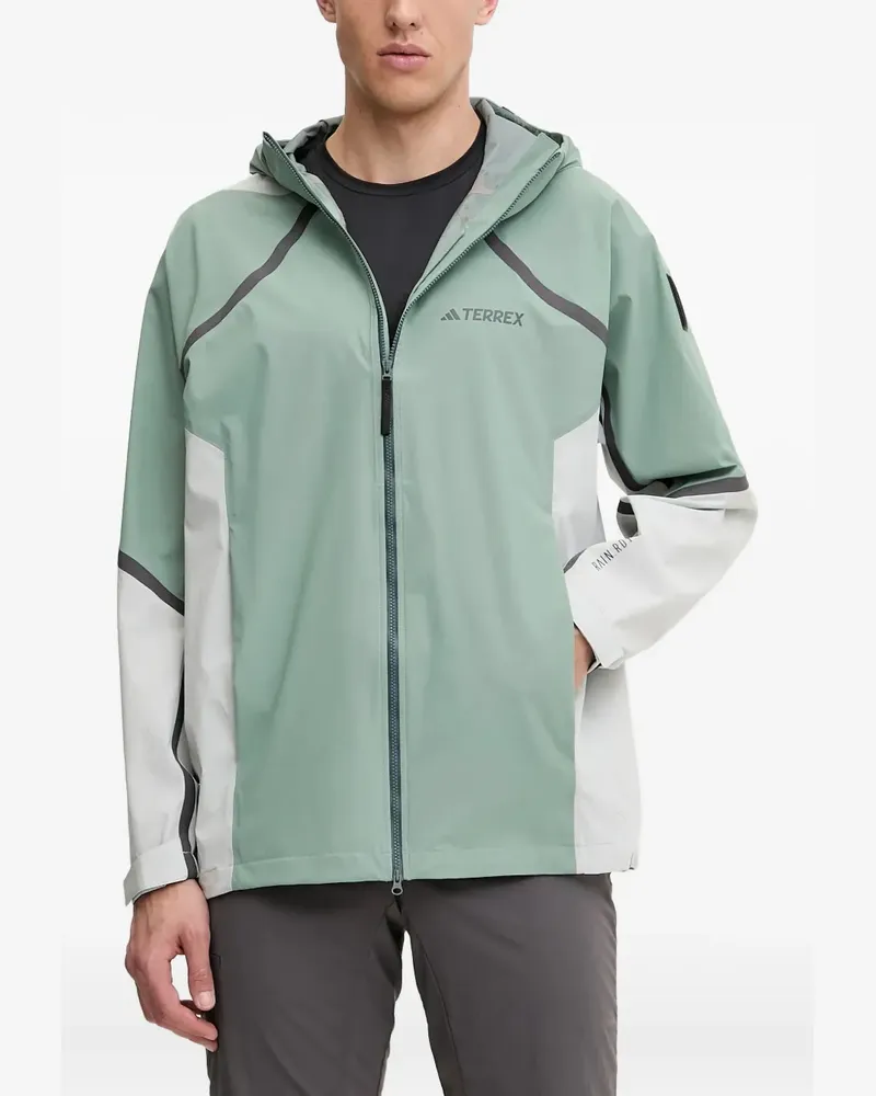 adidas x National Geographic Rain.Rdy Kapuzenjacke - Grün Grün