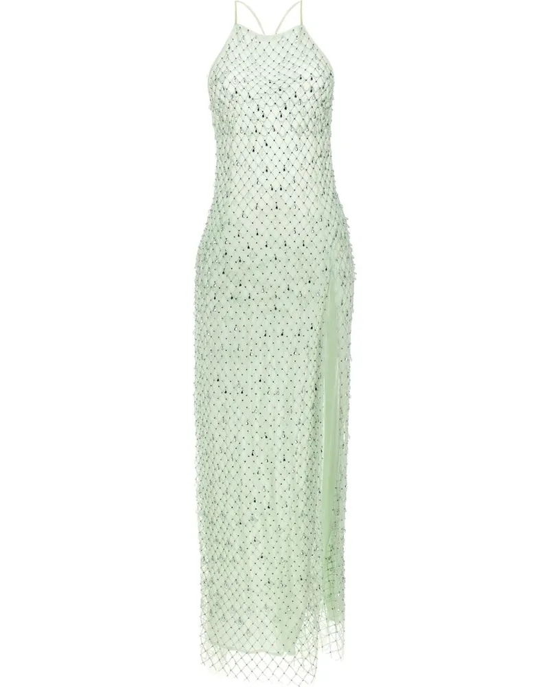 Elisabetta Franchi Kristallverziertes Abendkleid - Grün Grün