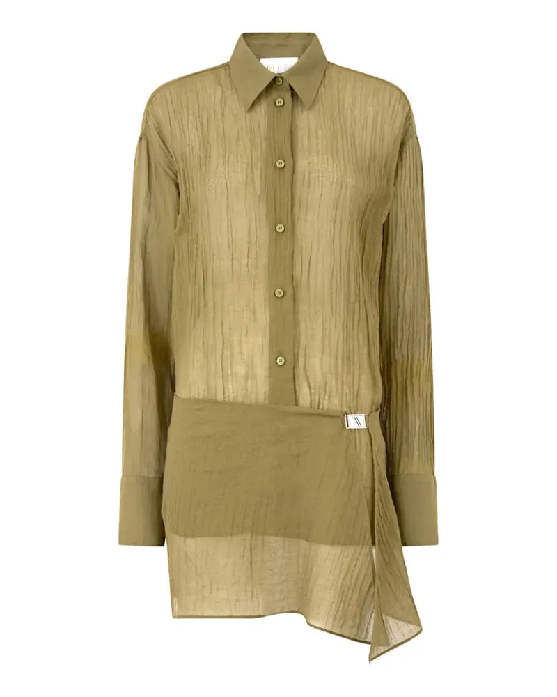 ATTICO Minikleid in Military Green - Grün Grün