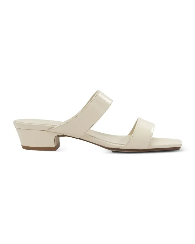 aeyde Kami double-strap square-toe sandals - Nude Nude