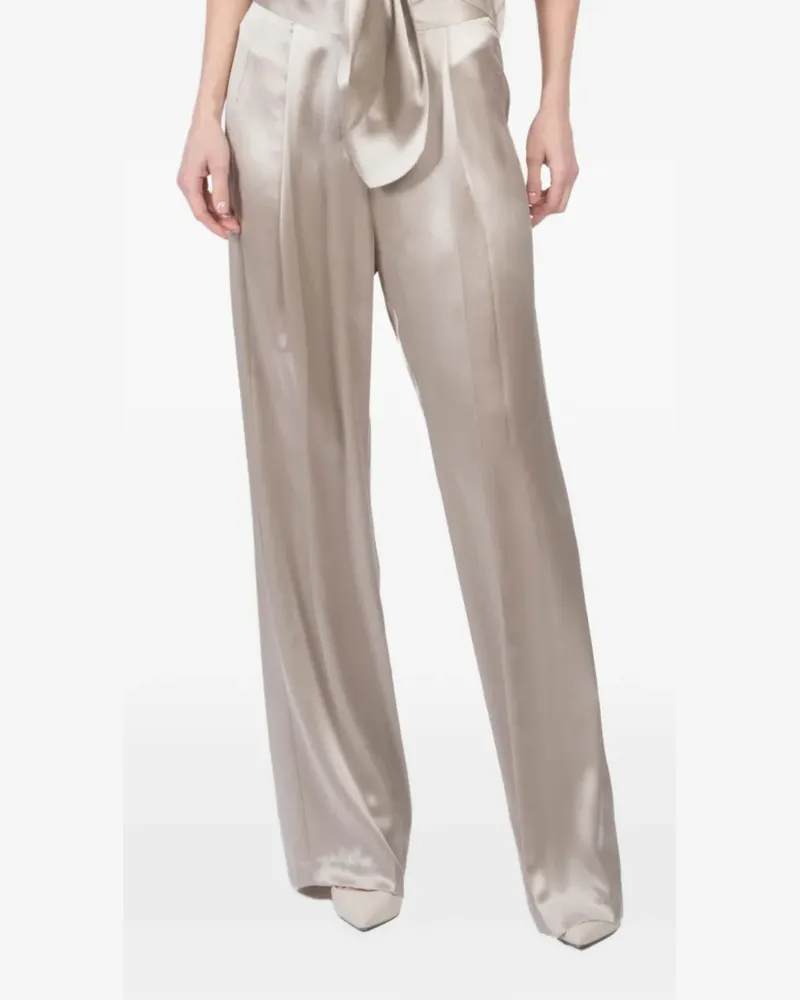 The Sei wide-leg trousers - Nude Nude