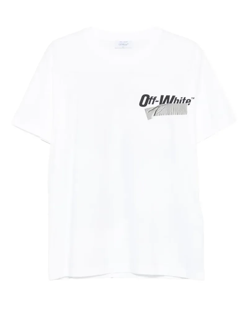 OFF-WHITE graphic-print T-shirt - Weiß Weiß