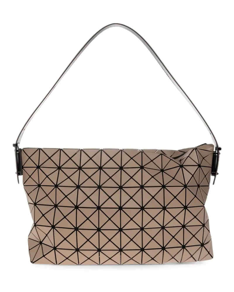 Issey Miyake Bao Bao geometric-panel shoulder bag - Nude Nude