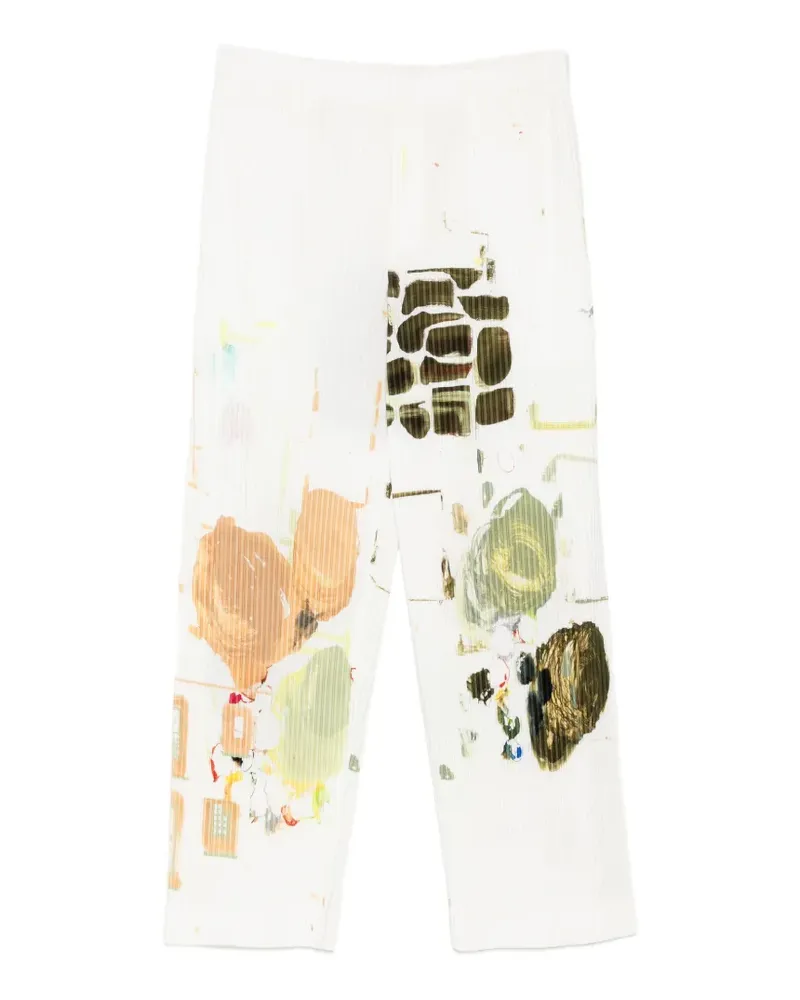 Issey Miyake Palette trousers - Weiß Weiß