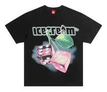 graphic-print T-shirt - Schwarz