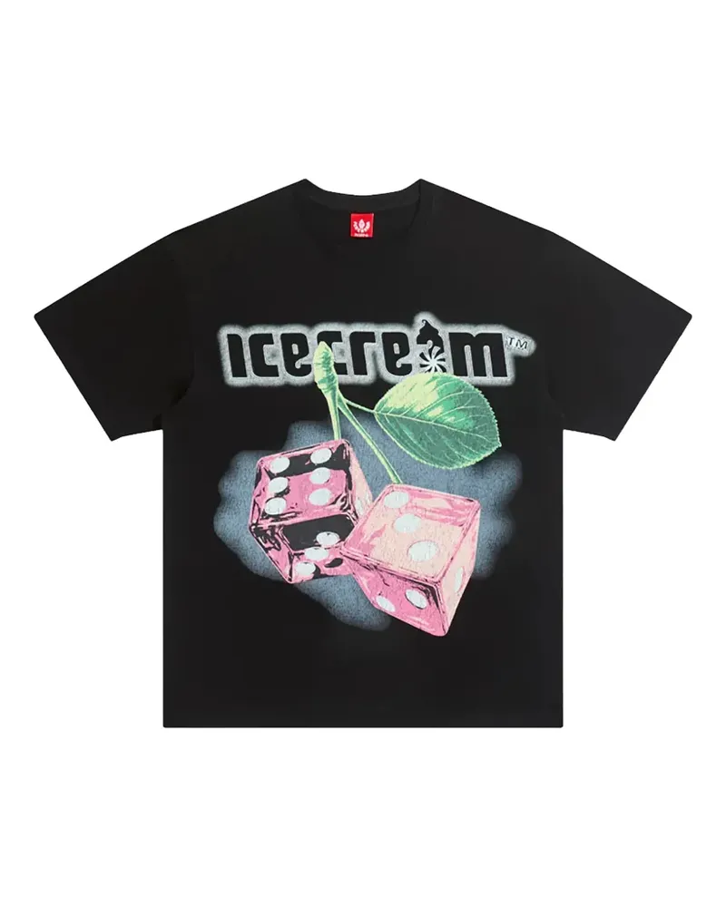 ICECREAM graphic-print T-shirt - Schwarz Schwarz
