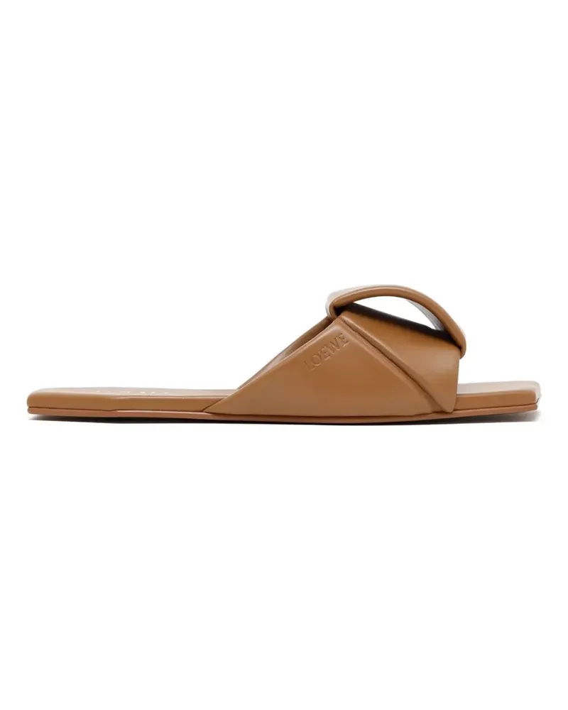 Loewe Origami square-toe sandals - Braun Braun