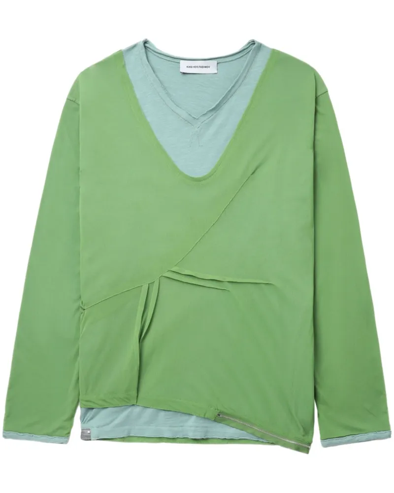 KIKO KOSTADINOV T-Shirt im Layering-Look - Grün Grün