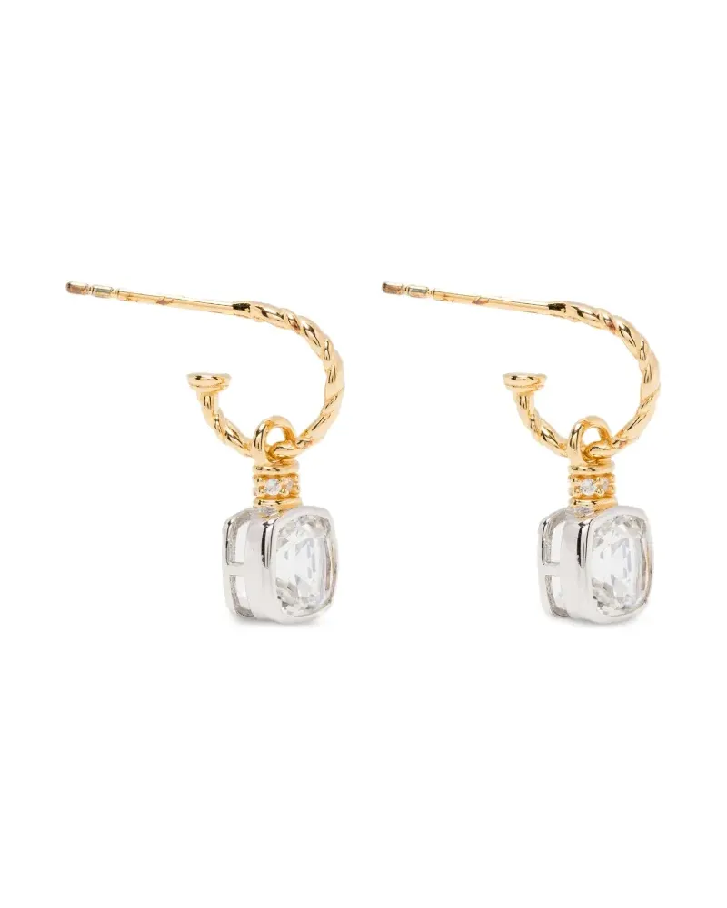 V JEWELLERY Zweifarbige Creolen - Gold Gold