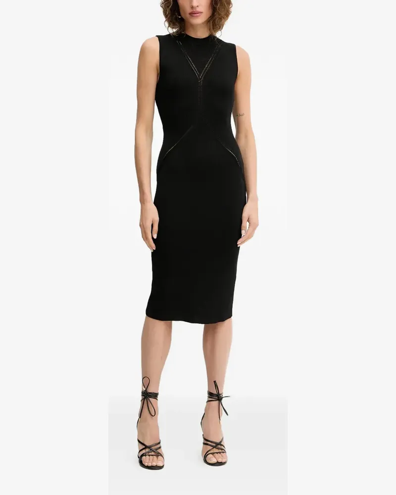 MARCIANO Los Angeles Ärmelloses Midikleid - Schwarz Schwarz
