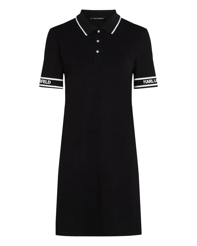 Karl Lagerfeld Minikleid mit Logo-Print - Schwarz Schwarz