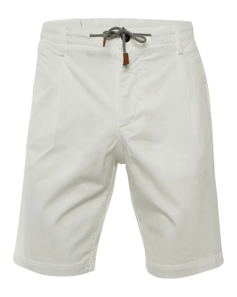 FourTwoFour on Fairfax drawstring Bermuda shorts - Weiß Weiß