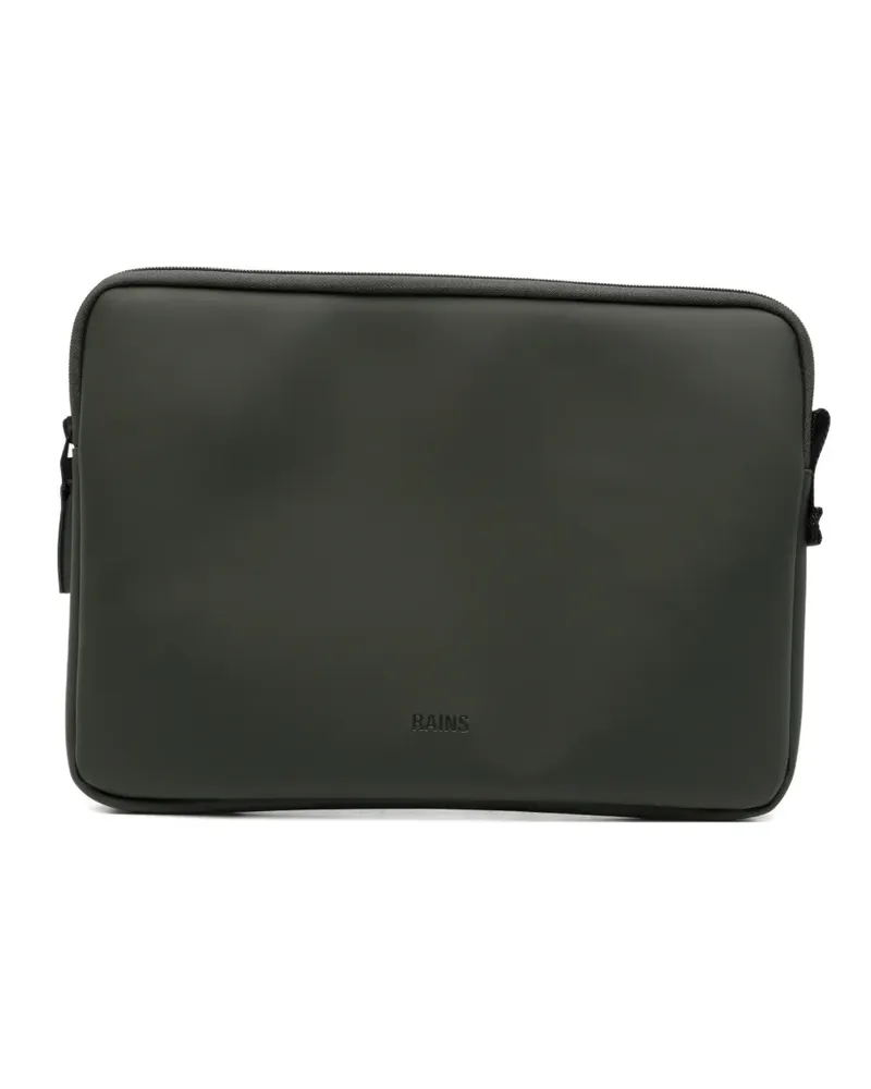 RAINS zip-fastening laptop bag - Grün Grün