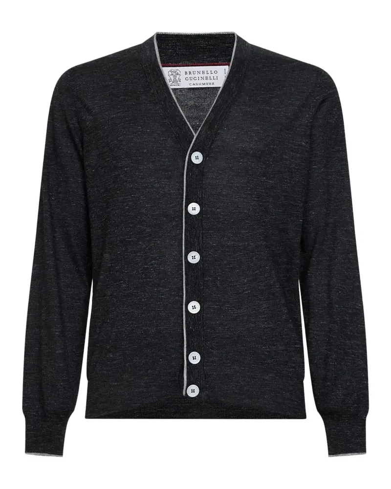 Brunello Cucinelli button-up cardigan - Grau Grau