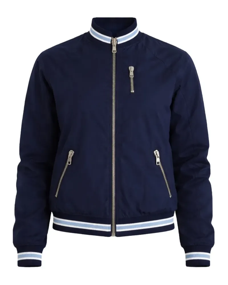 John Galliano Jacke mit Logo-Print - Blau Blau