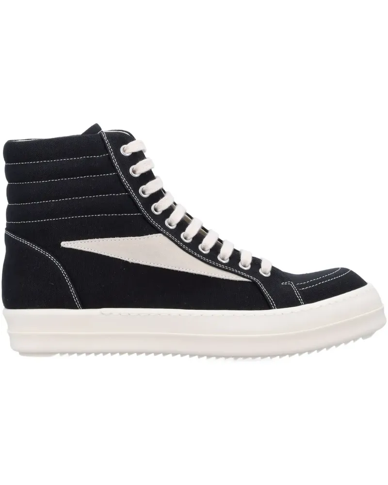DRKSHDW by Rick Owens High Vintage Sneakers aus Canvas - Schwarz Schwarz