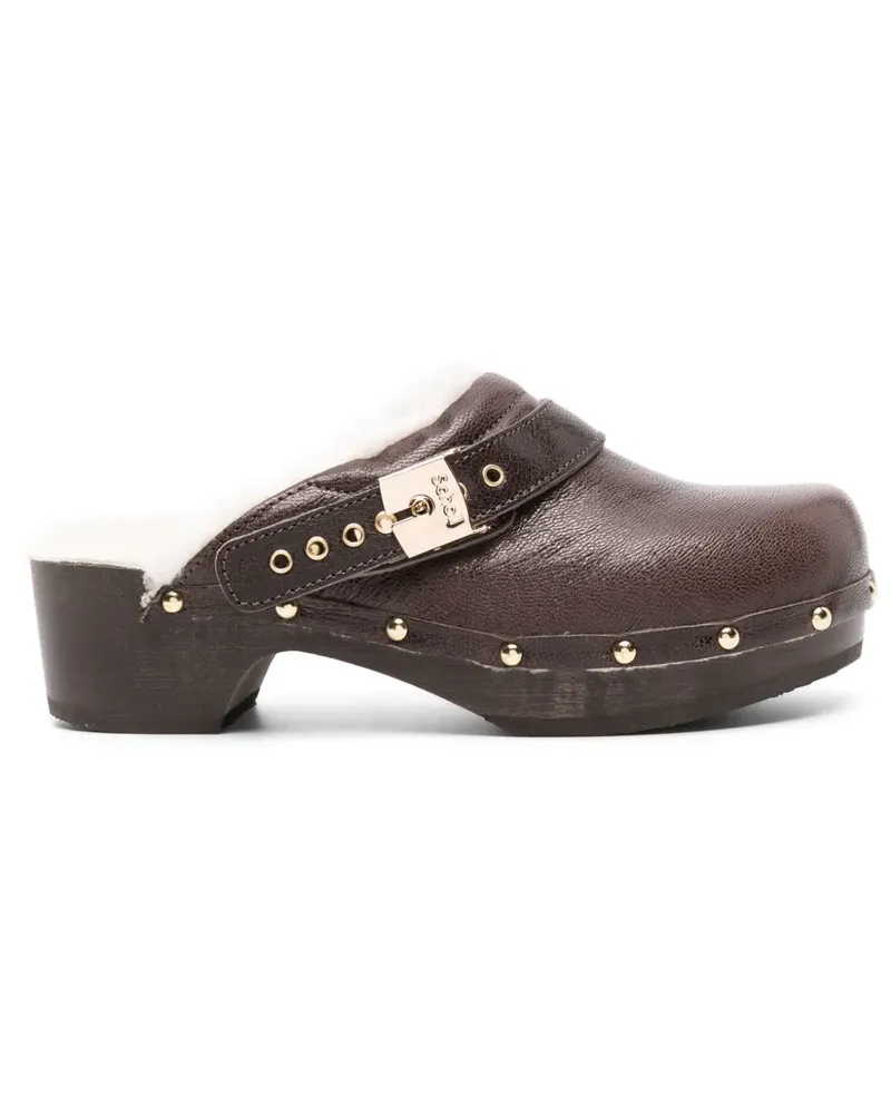 Scholl Pescura Robin Clogs 50mm - Braun Braun