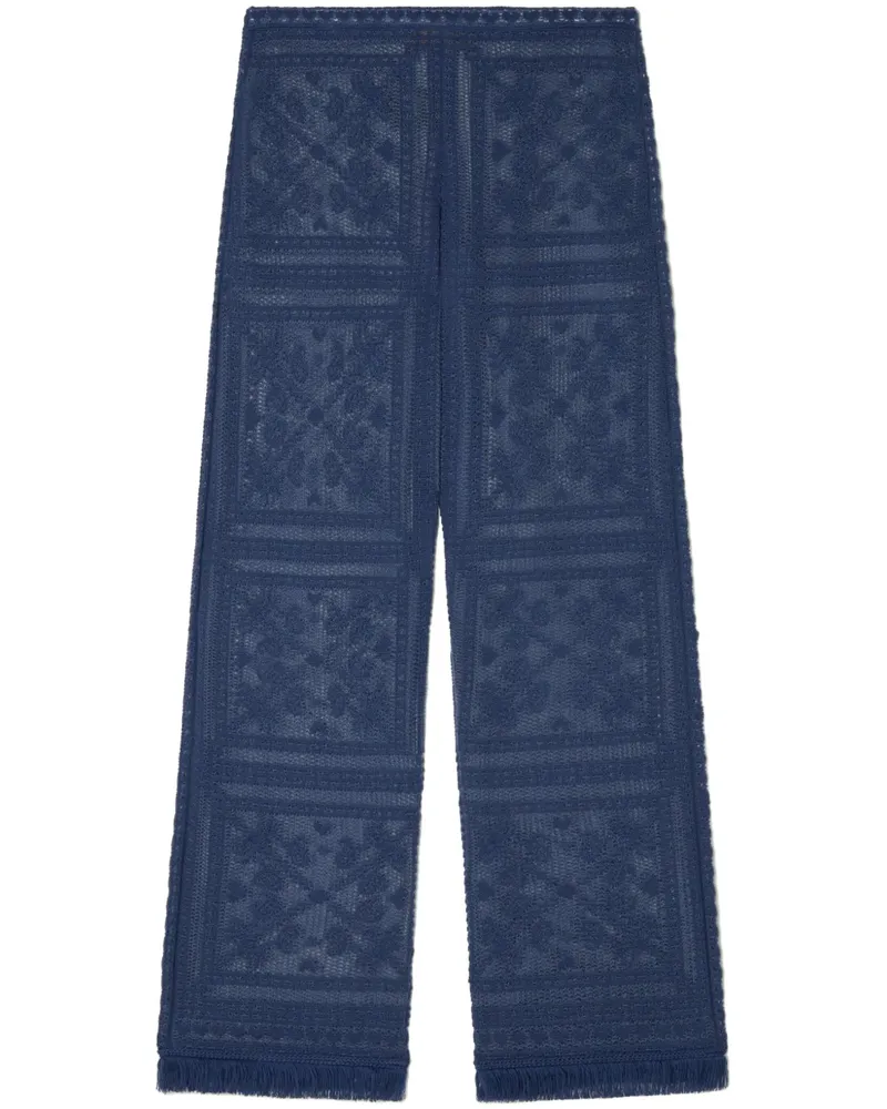 Alanui Kiss By The Book Hose - Blau Blau