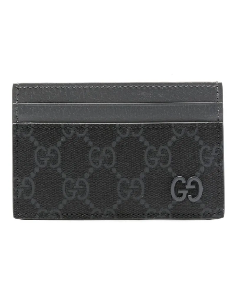 Gucci Kartenetui mit GG Supreme-Muster - Grau Grau