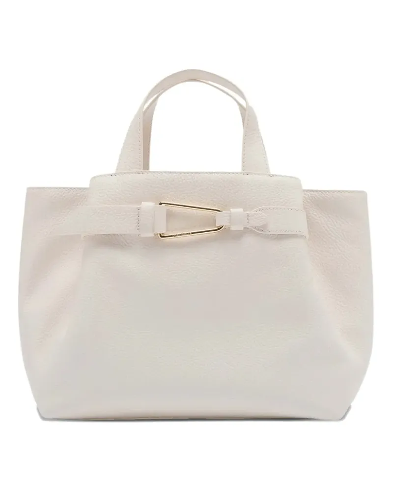 Coccinelle zip-up tote bag - Weiß Weiß