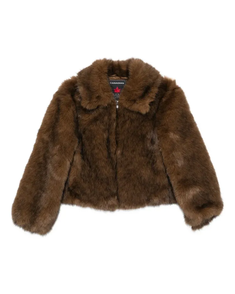 Canadian Classics Alberta Jacke aus Faux Fur - Braun Braun