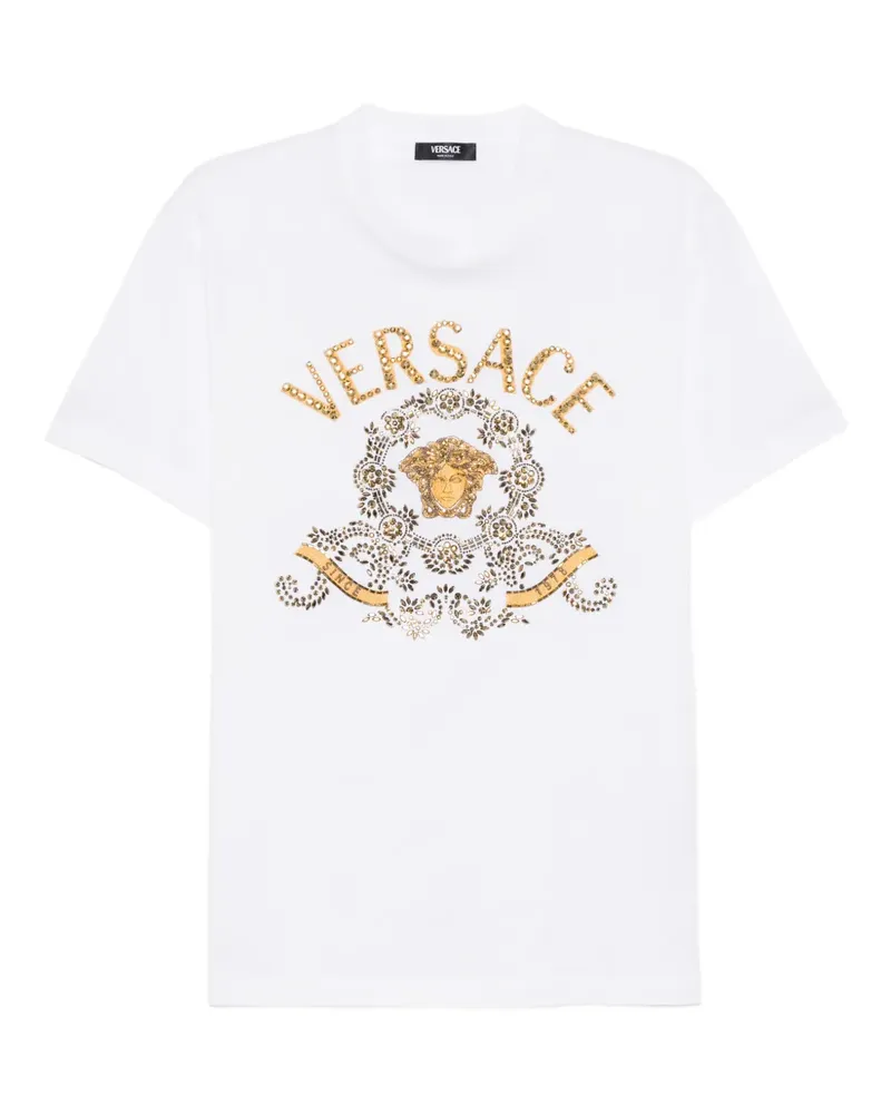 Versace embroidered T-shirt - Weiß Weiß