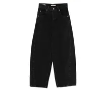 Five-Pocket-Jeans mit Ballonbein - Schwarz