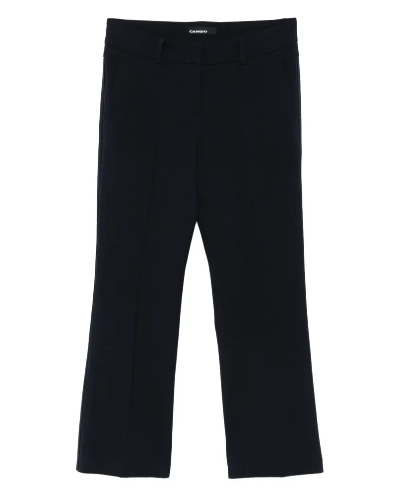 Cambio Bundfaltenhose mit Gürtel - Schwarz Schwarz