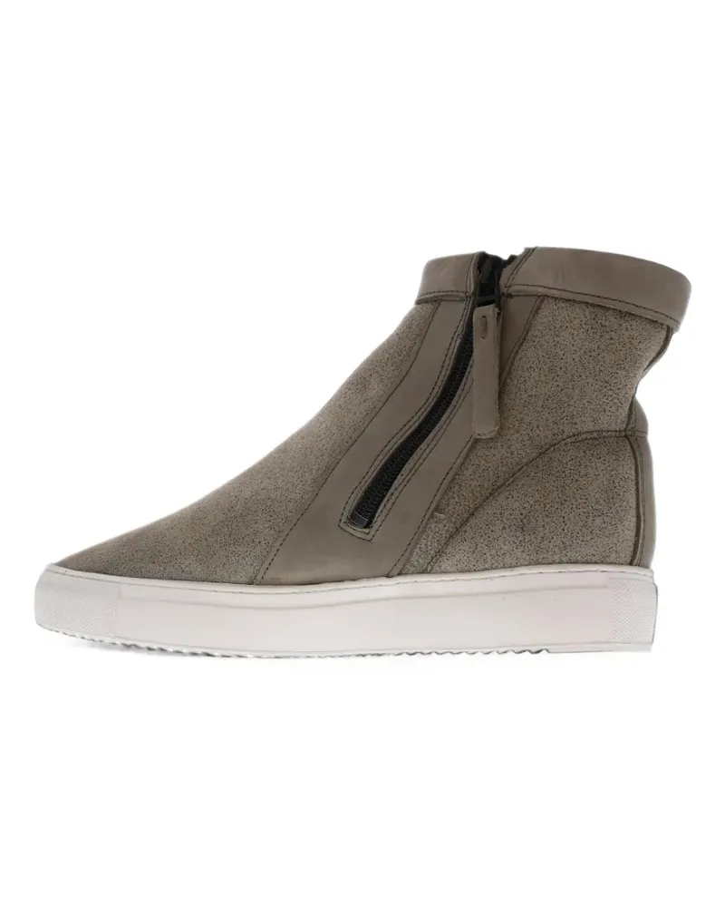 Goosecraft shearling side-zip boots - Grau Grau
