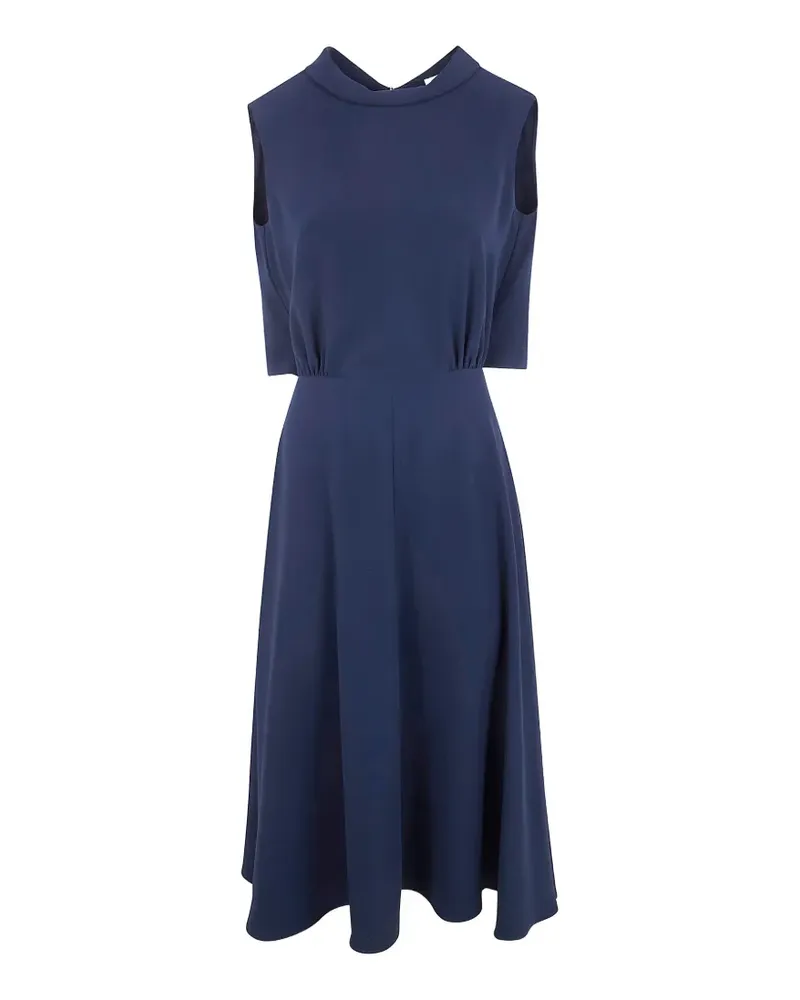 ASPESI Drapiertes Minikleid - Blau Blau