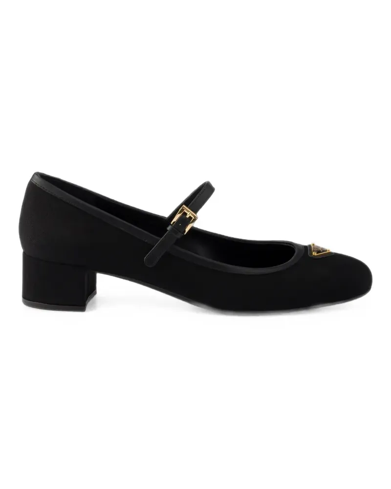 Prada Pumps aus Stoff - Schwarz Schwarz