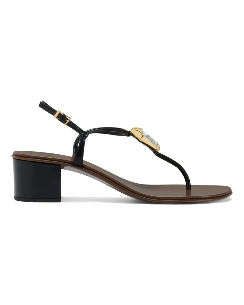 Giuseppe Zanotti Patrice geometric crystal sandals - Grau Grau