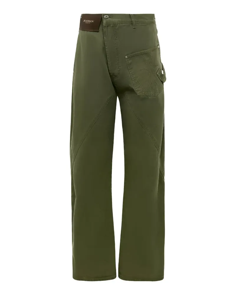 J.W.Anderson panelled trousers - Grün Grün