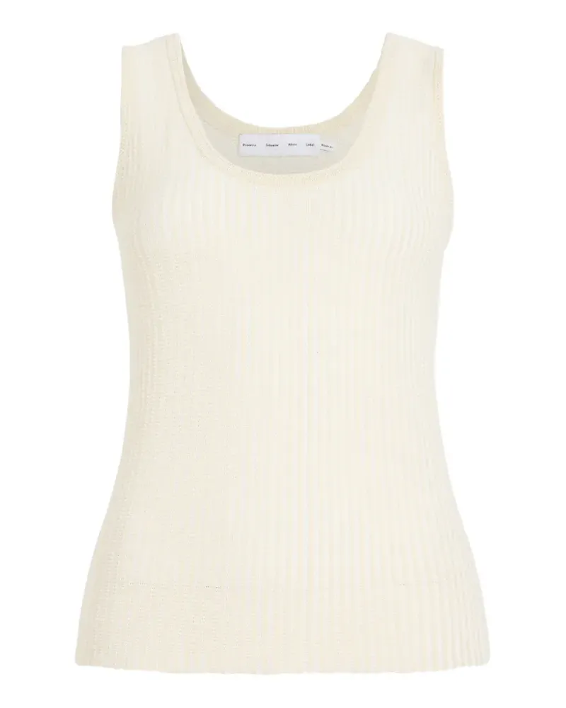 Proenza Schouler Lennox ribbed-knit top - Nude Nude