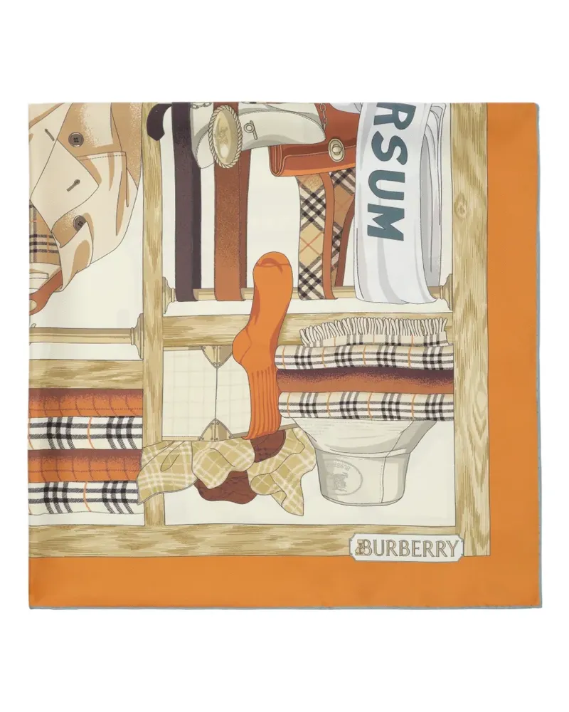 Burberry wardrobe silk scarf - Nude Nude