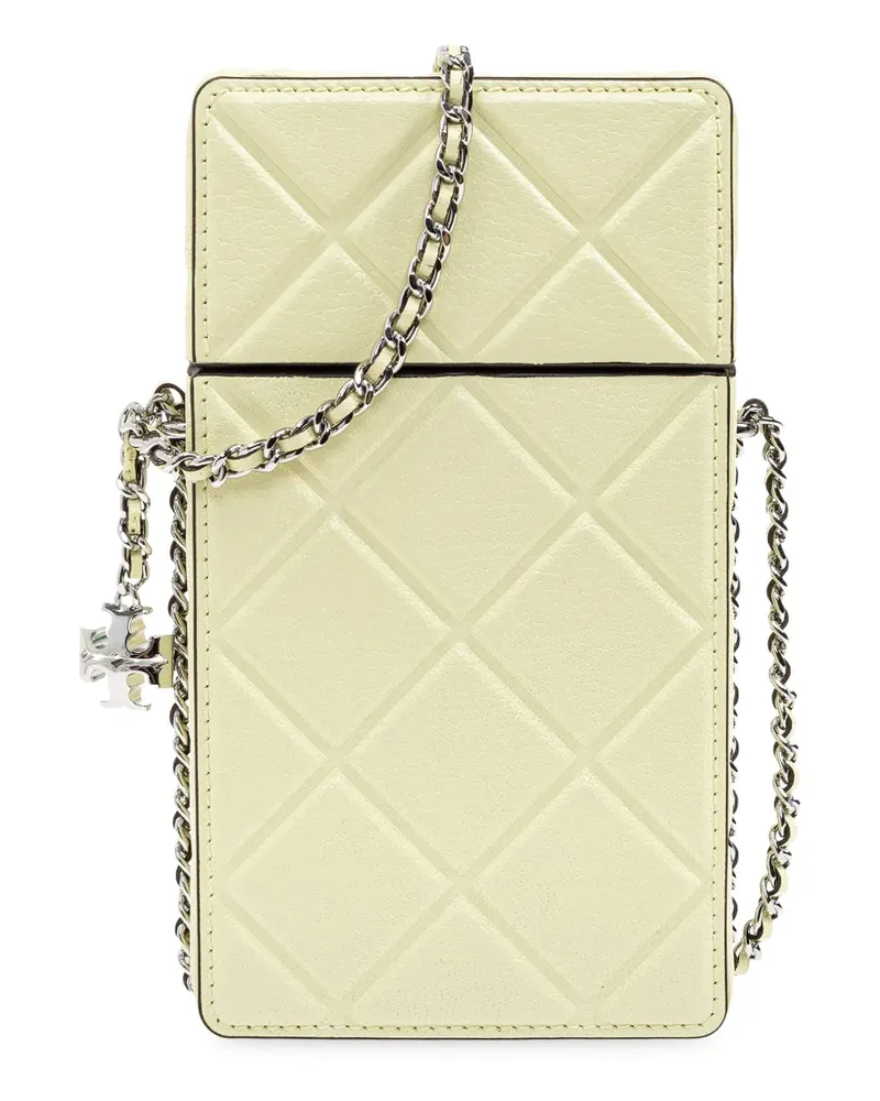 Tory Burch Handyhülle mit Logo-Schild - Gelb Gelb