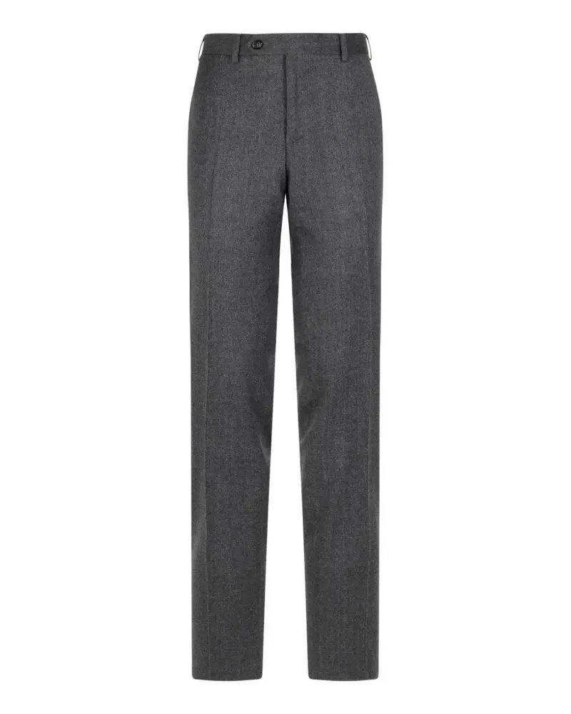 Canali Hose mit Knöpfen - Grau Grau
