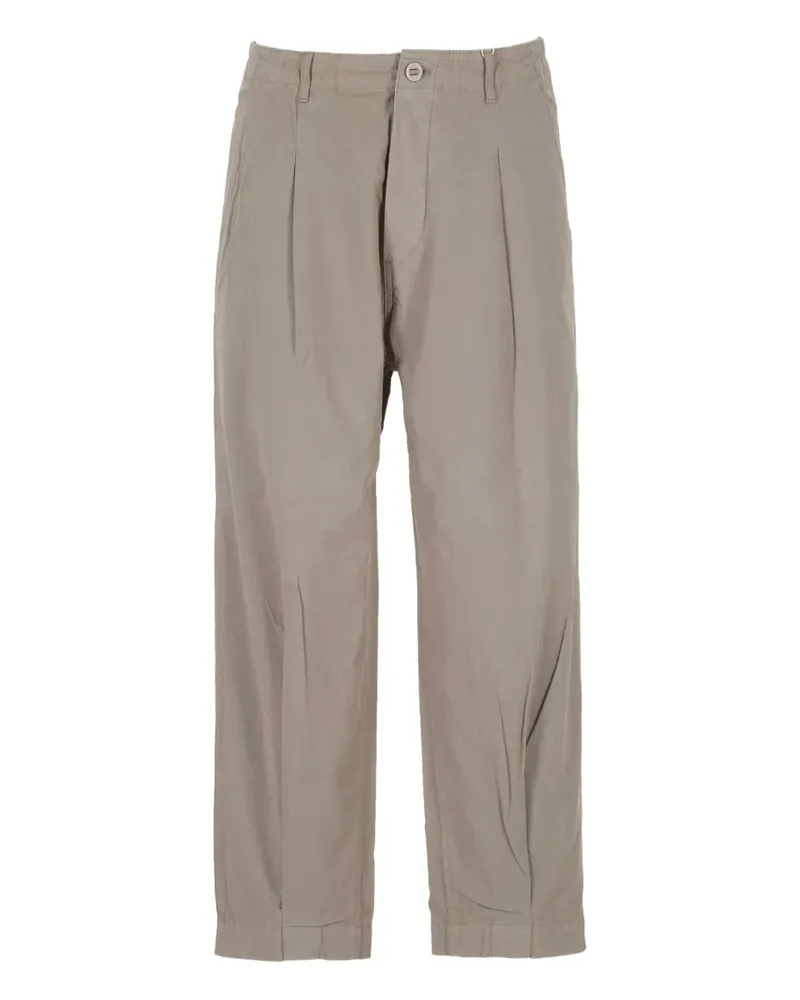 Applied Art Forms pleated wide-leg trousers - Grau Grau